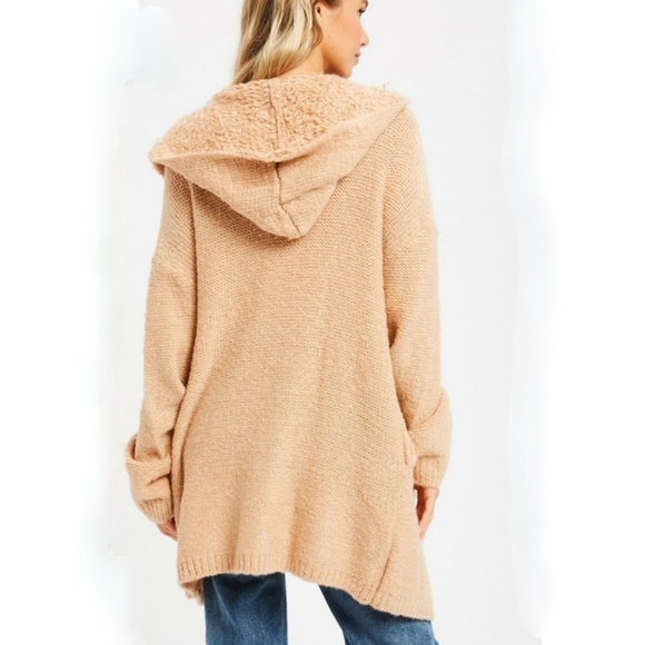 NWT Soft Touch Open Hoodie Cardigan w/Pockets - Picture 2 of 5